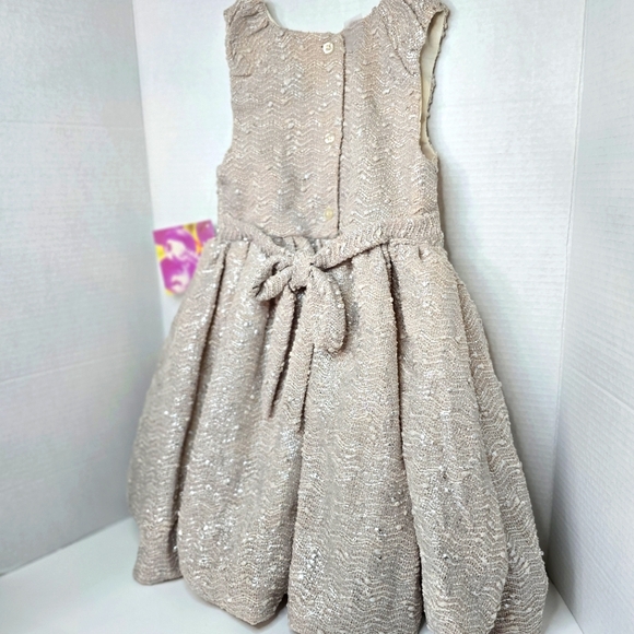 Blueberi Boulevard Little Girls Sleeveless Bubble Dress - Picture 5 of 6